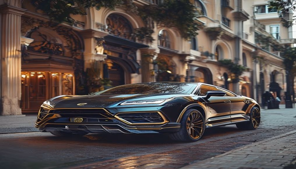 lamborghini urus performante in luxury editorial photography