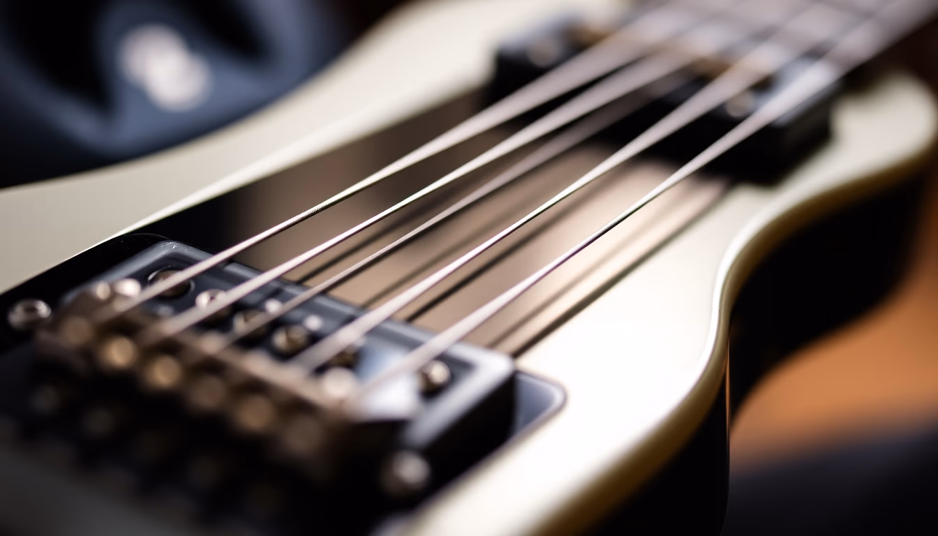 lap steel guitar in editorial style