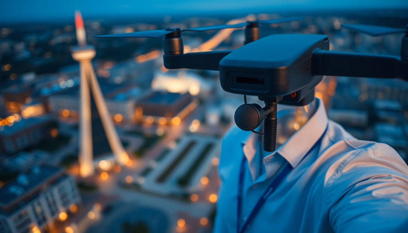 lapel mic clip in editorial style