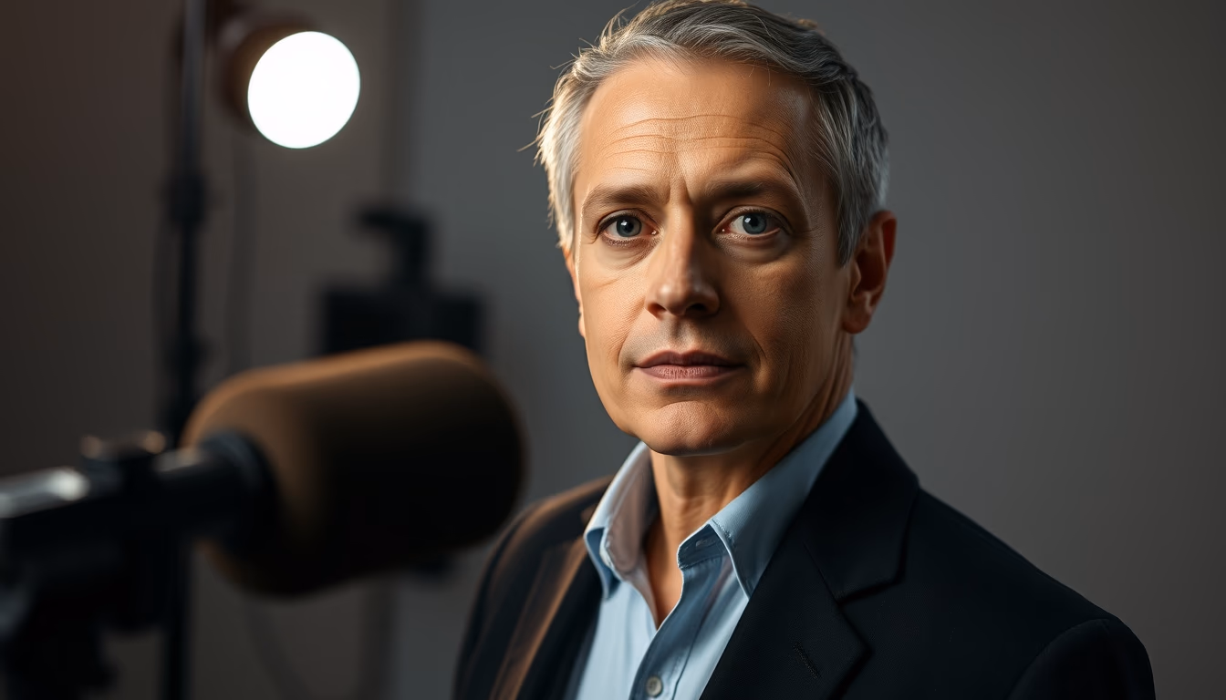 lapel mic clip in editorial style