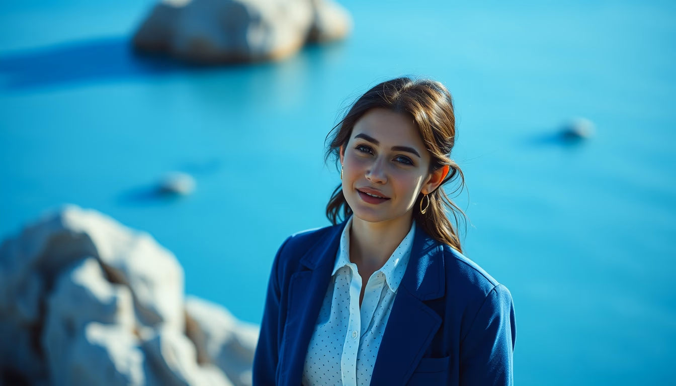 lapis lazuli blue in editorial style