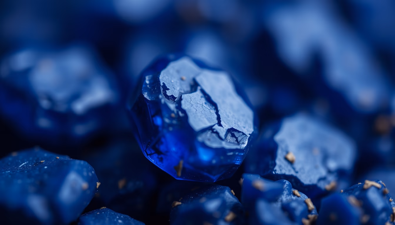 lapis lazuli blue in editorial style