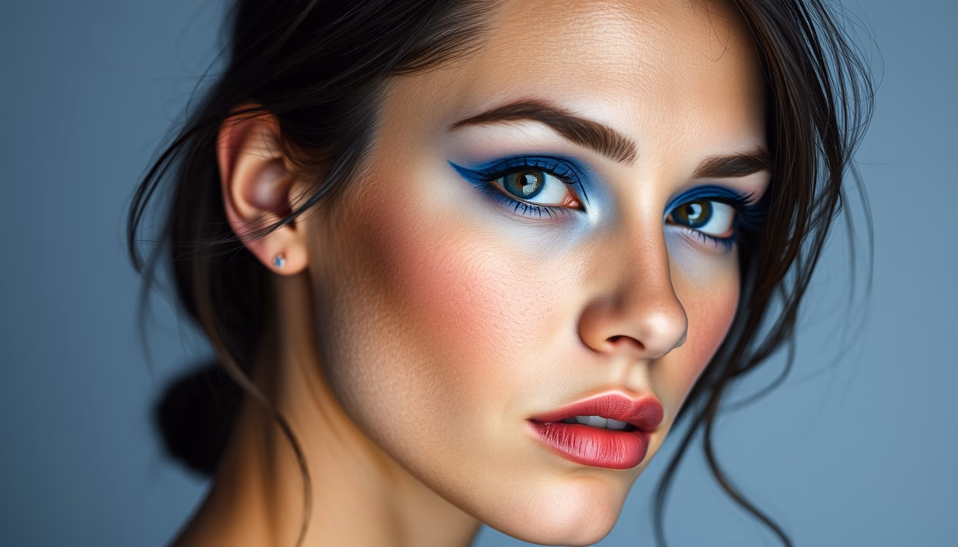 lapis lazuli blue in editorial style