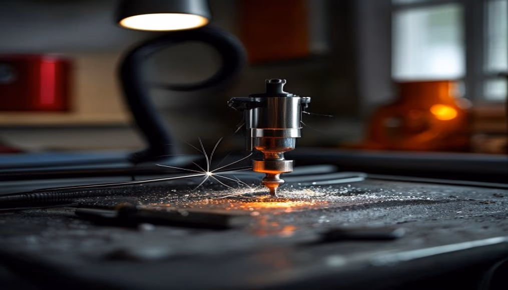 lead came soldering in editorial style