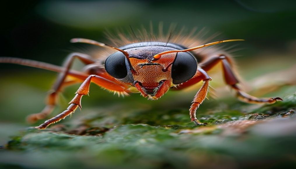 leafcutter ant carrying in editorial style