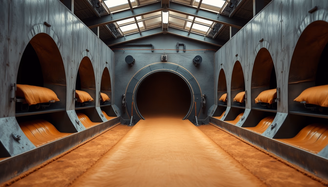 leather dyeing vat in editorial style