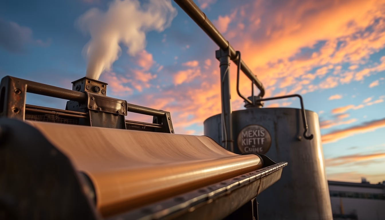 leather dyeing vat in editorial style
