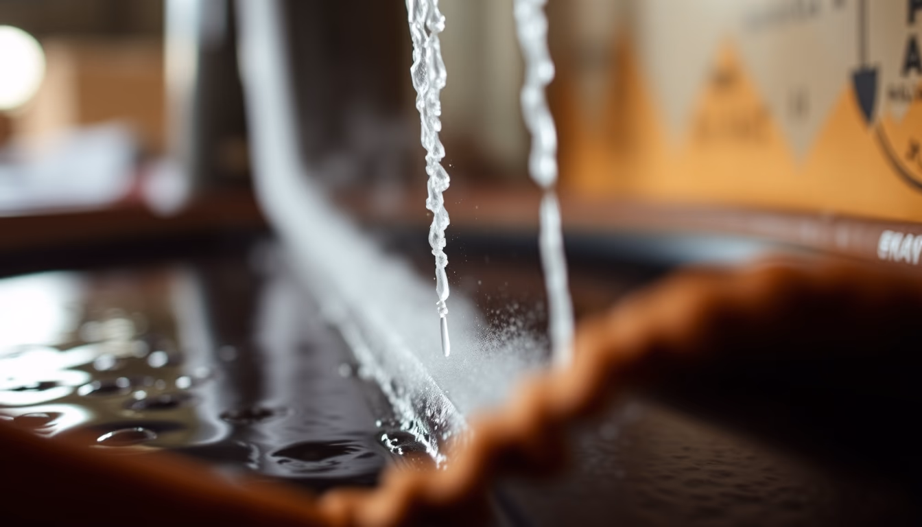 leather dyeing vat in editorial style