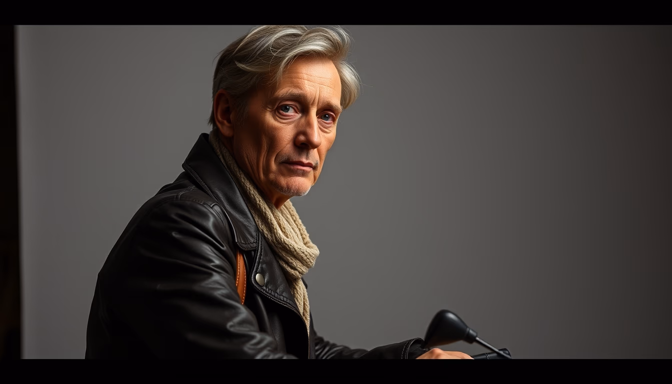 leather journal travel in editorial style