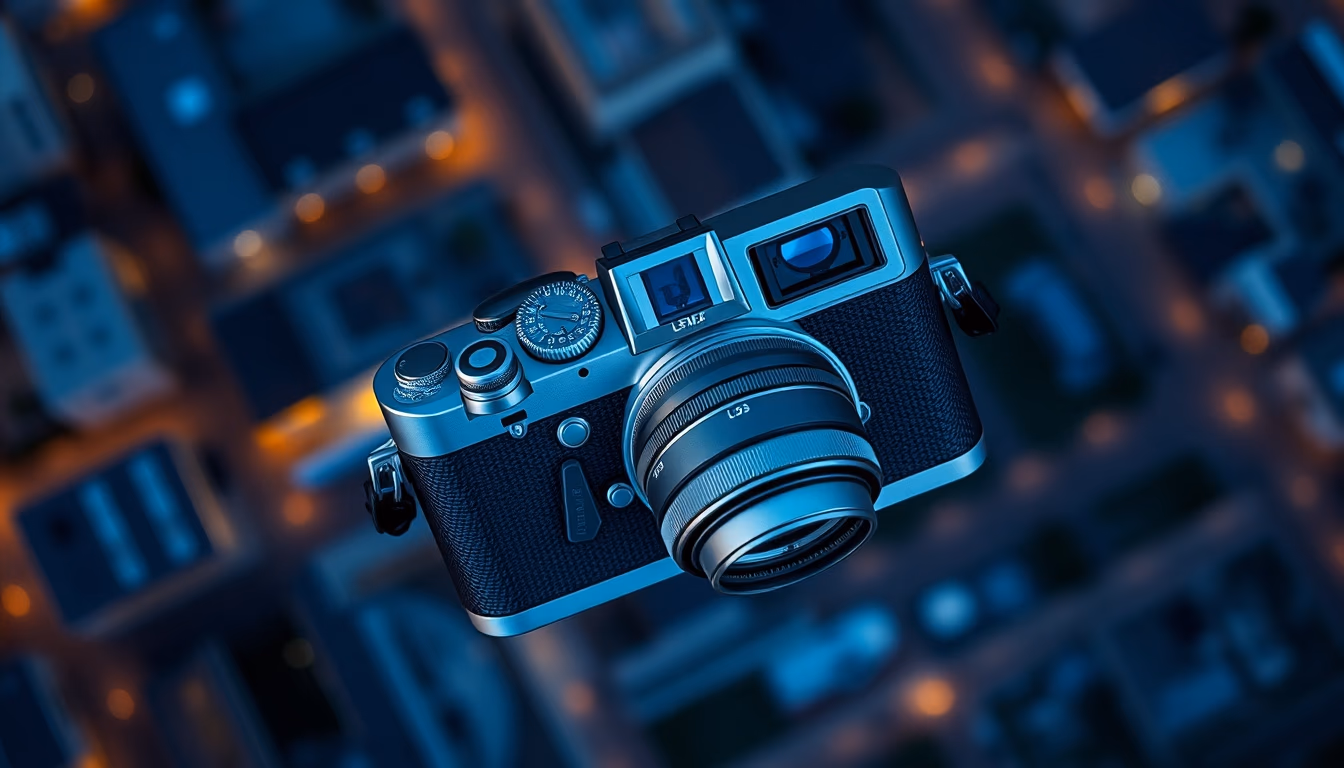 leica m3 chrome in editorial style