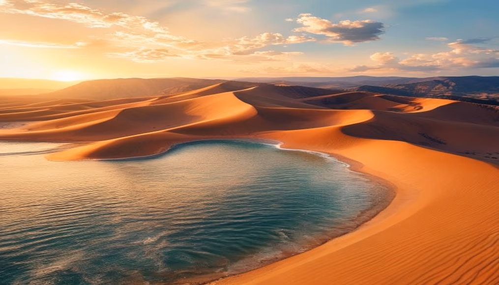 Lencois maranhenses dunes pools em estilo editorial