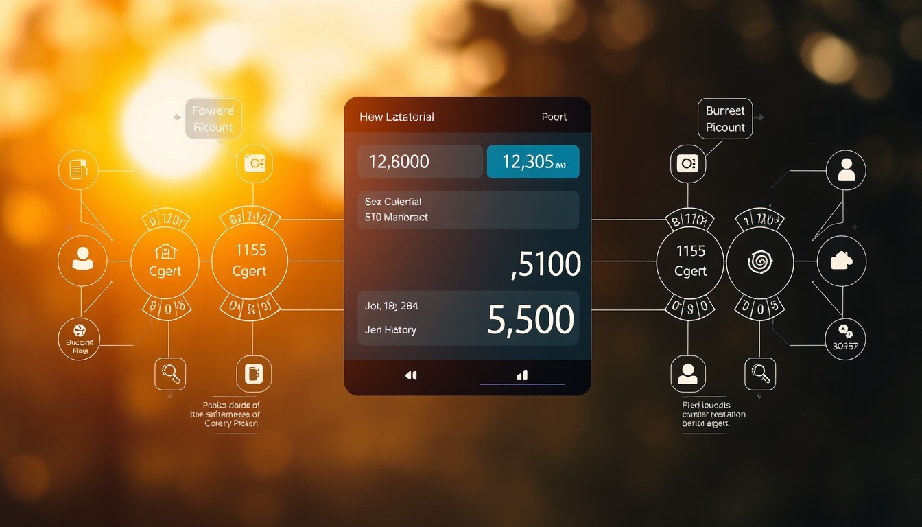 UI de protocolo de empréstimo mostrando colateral e quantia emprestada em estilo editorial