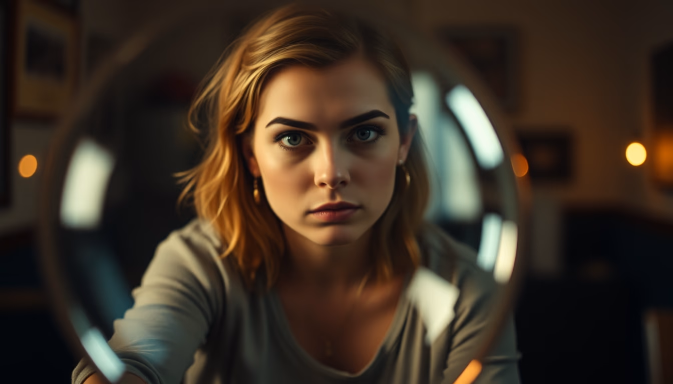 level bubble vintage in editorial style