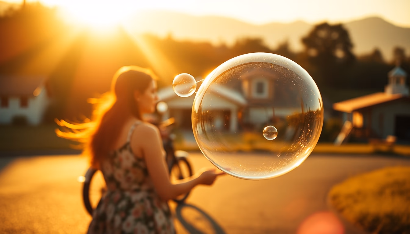 level bubble vintage in editorial style