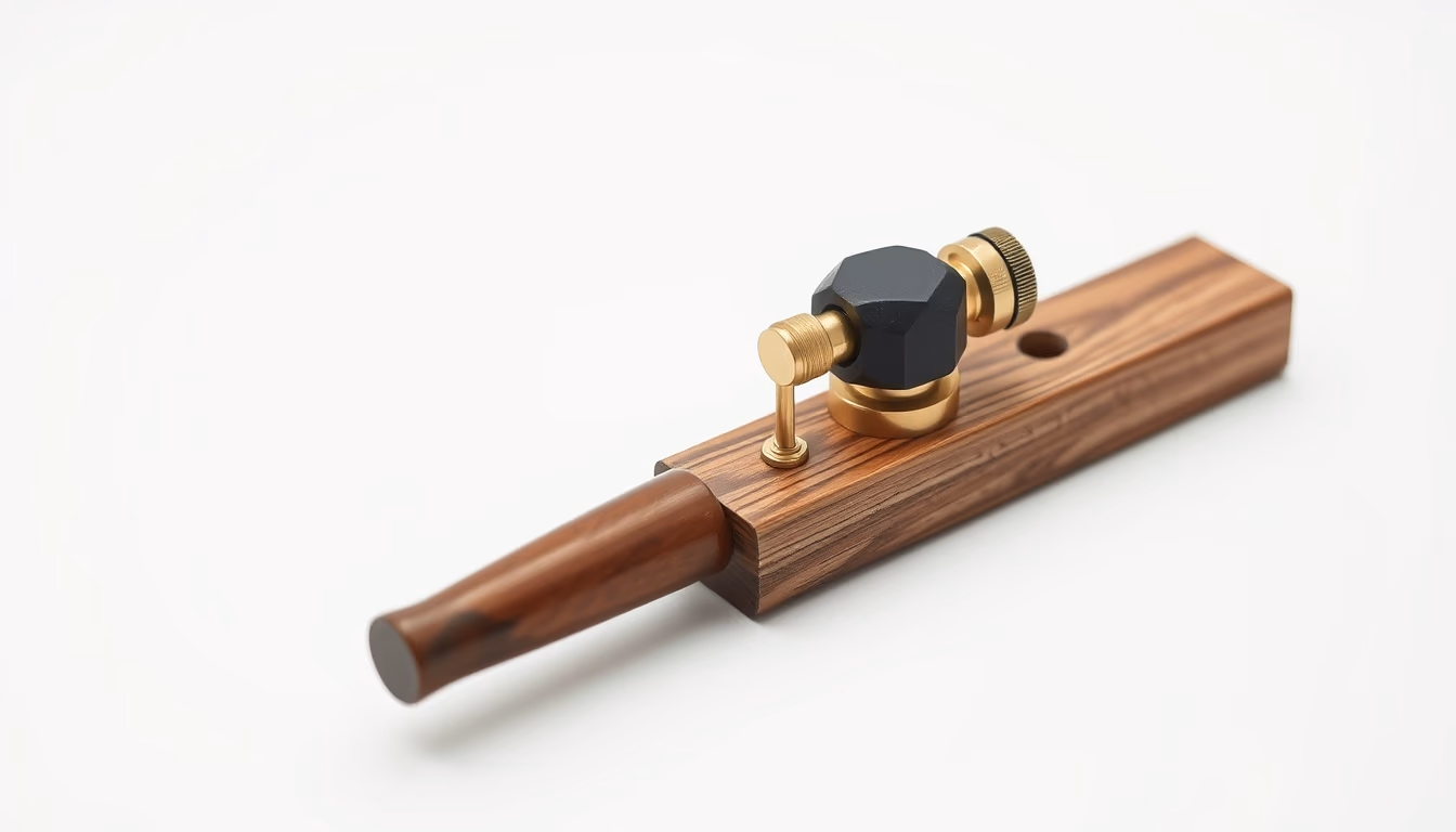 level wooden brass in editorial style