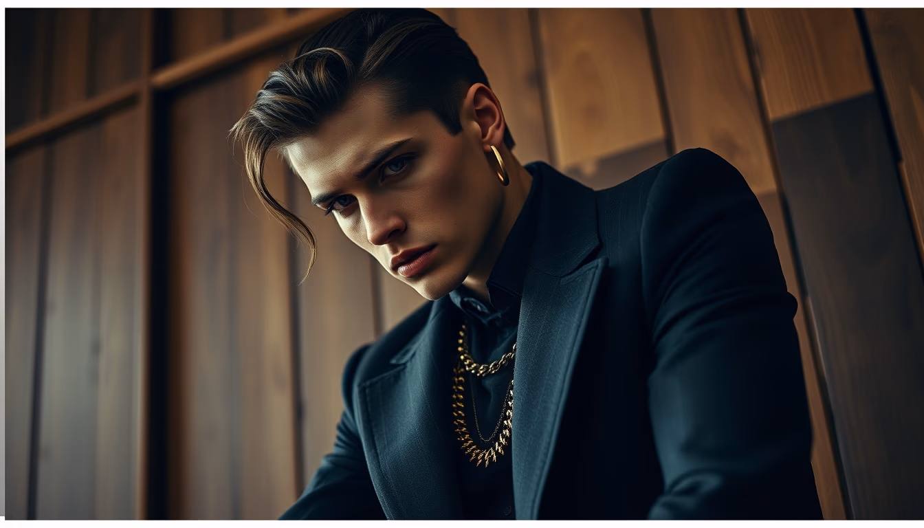 level wooden brass in editorial style