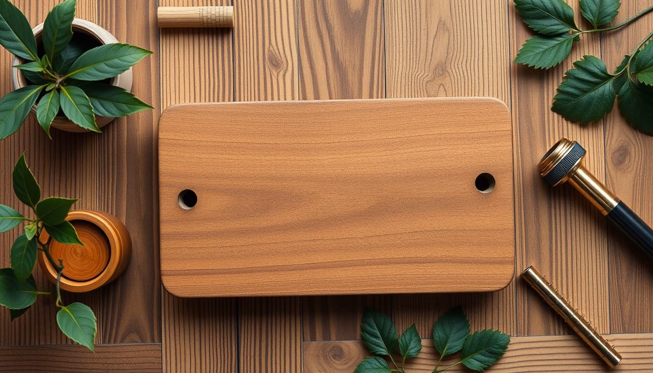 level wooden brass in editorial style