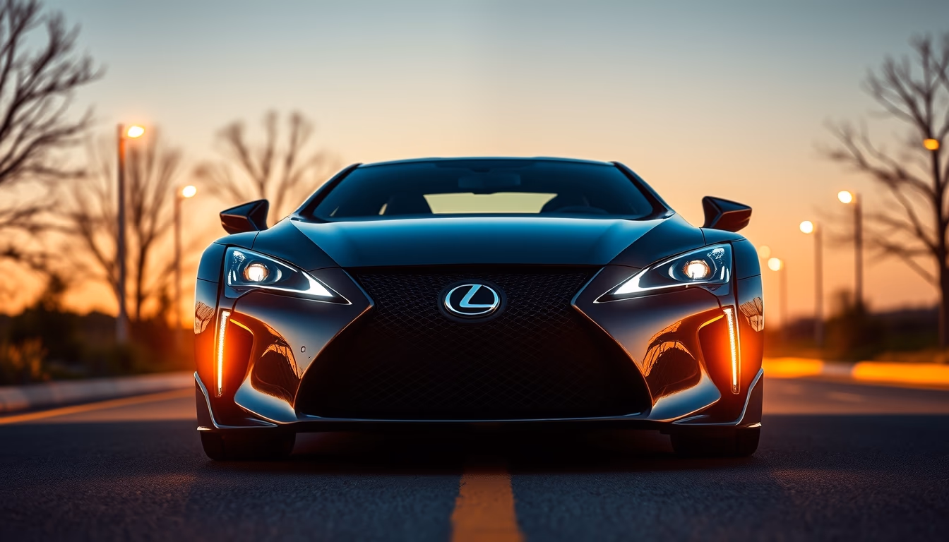 lexus lfa carbon in editorial style