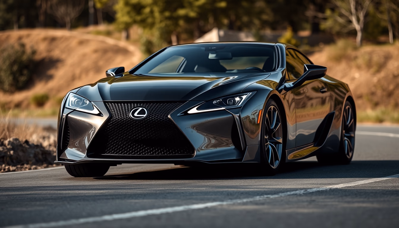 lexus lfa carbon in editorial style