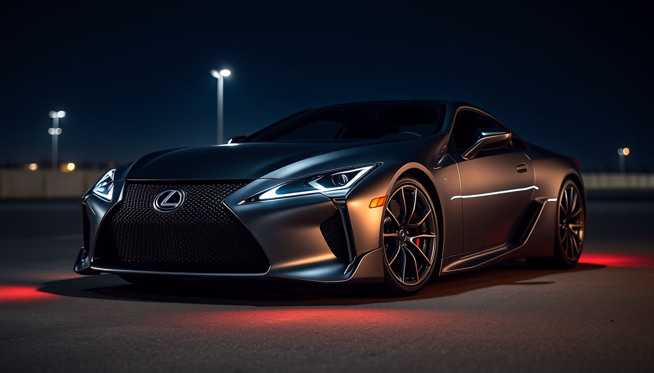 lexus lfa carbon in editorial style