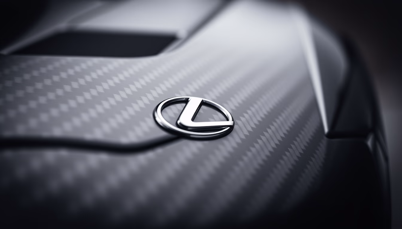 lexus lfa carbon in editorial style