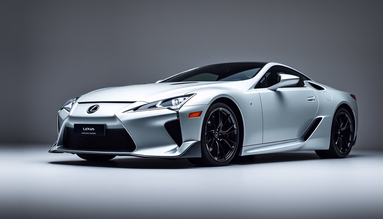 lexus lfa carbon in editorial style