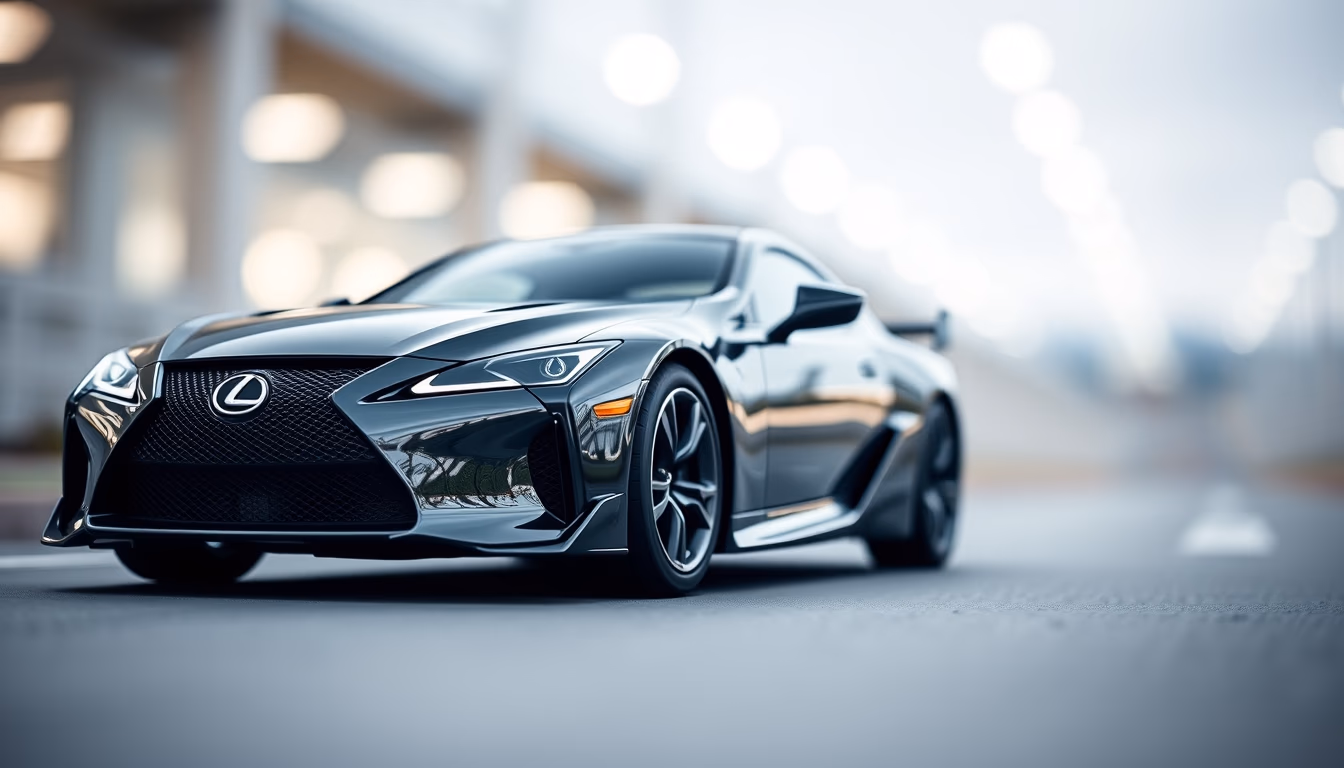 lexus lfa carbon in editorial style