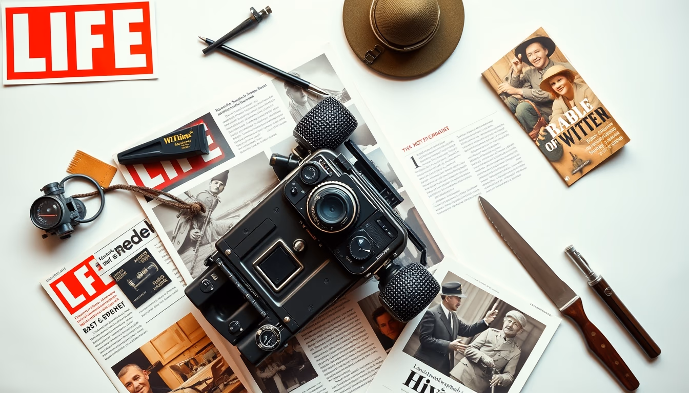 life magazine wwii in editorial style