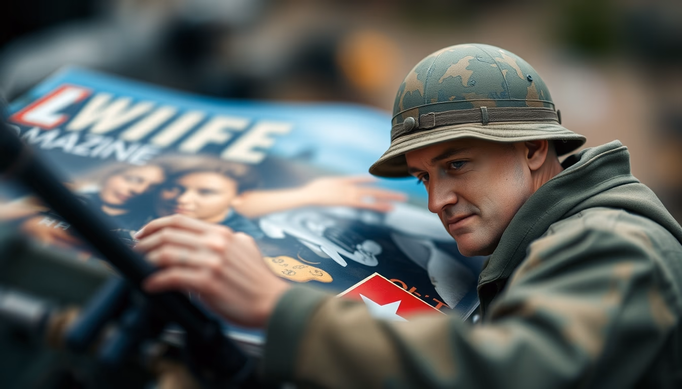 life magazine wwii in editorial style