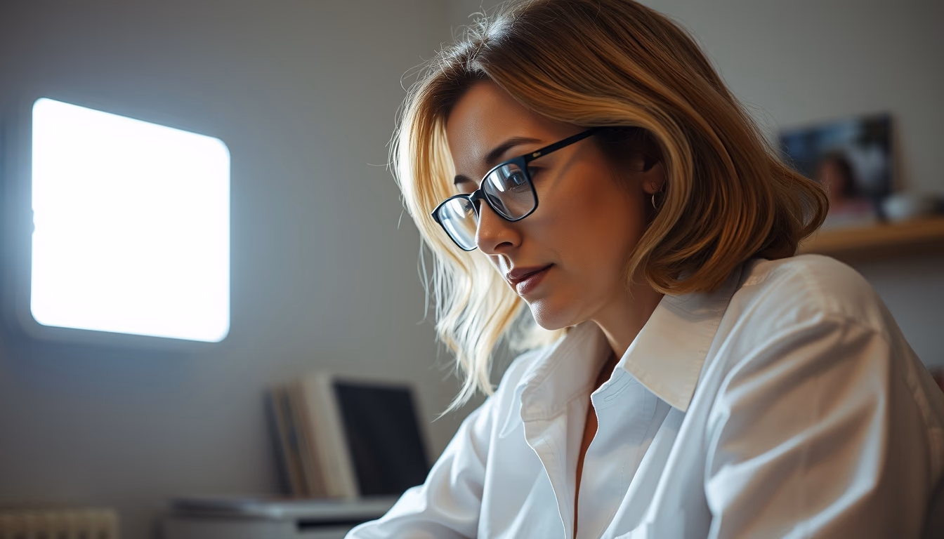 lightbox tracing in editorial style