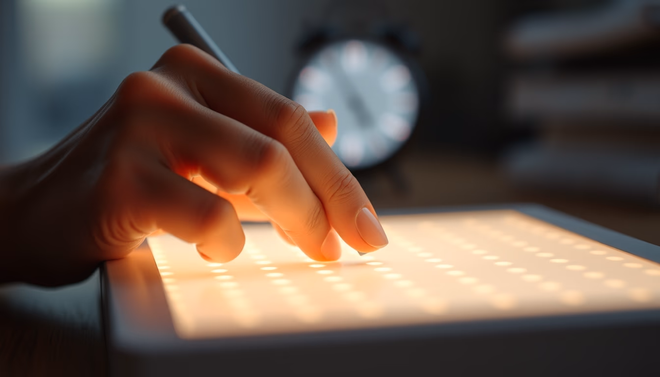 lightbox tracing in editorial style