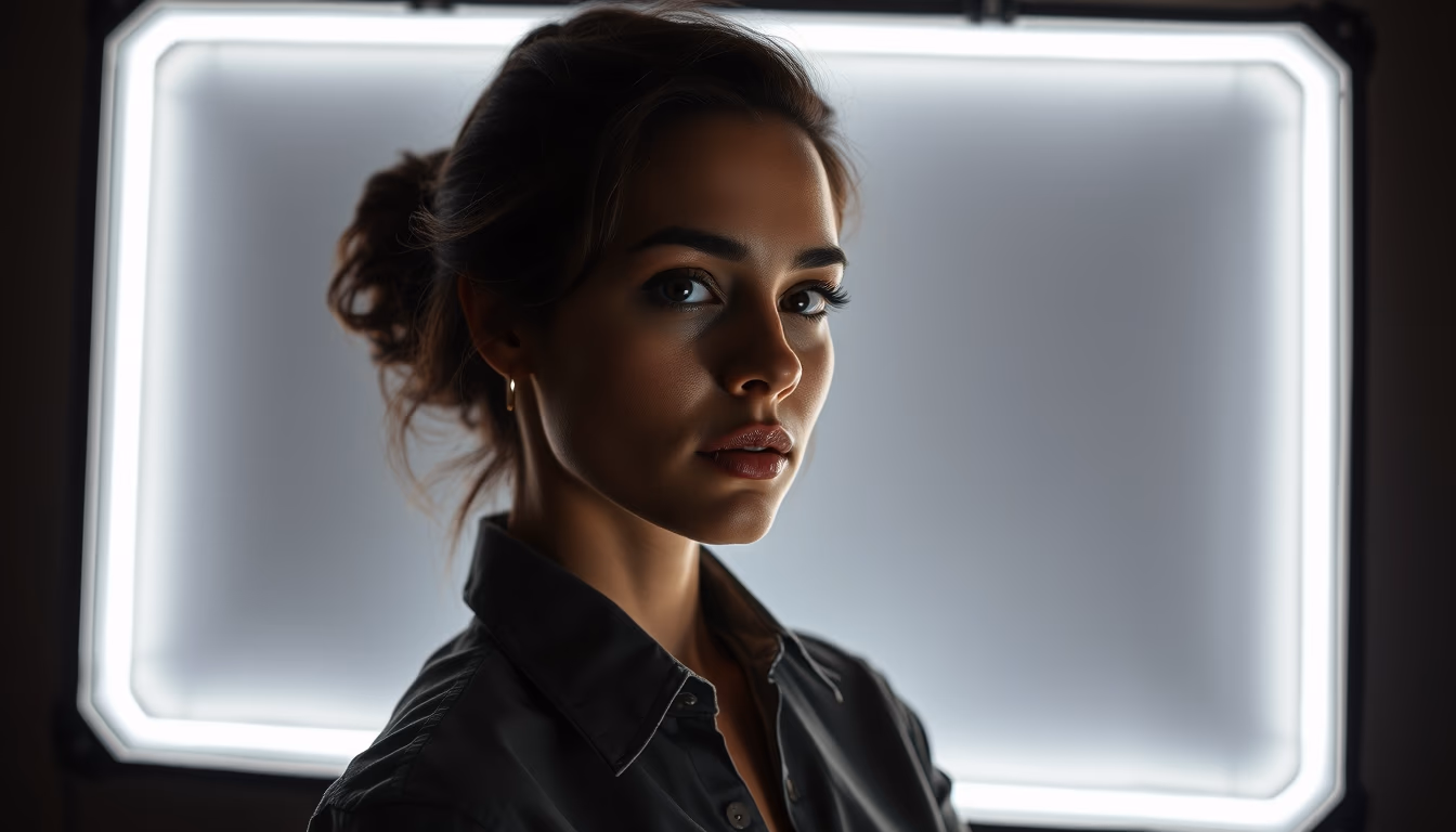 lightbox tracing in editorial style