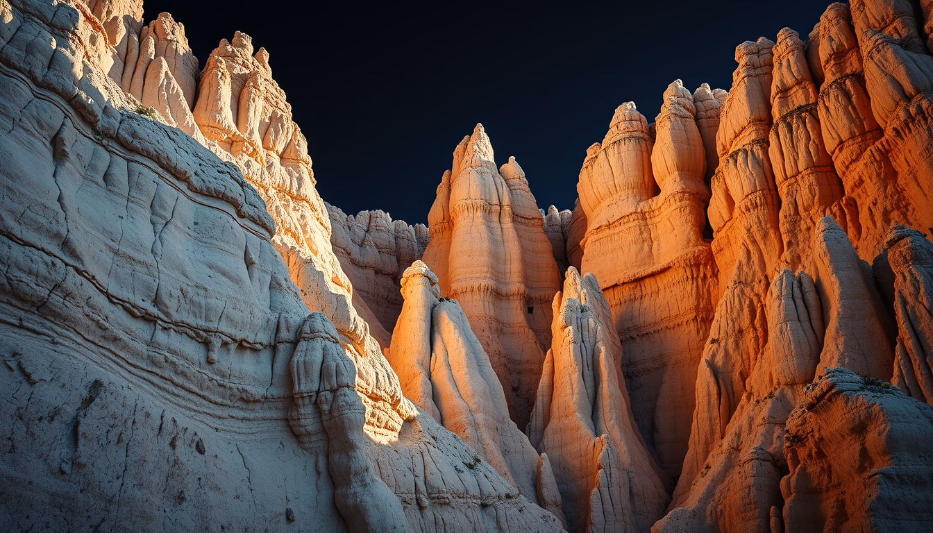 limestone karst in editorial style