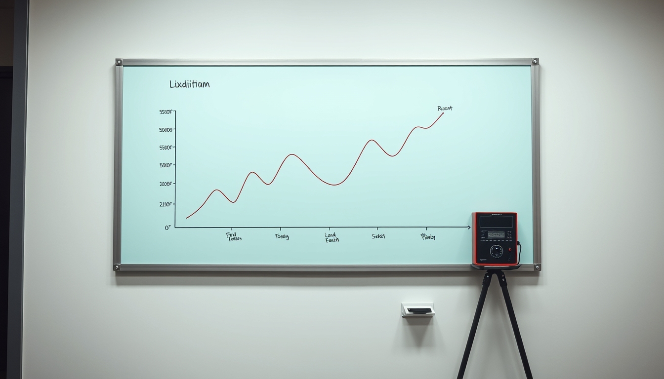 liquidity pool diagram on whiteboard in editorial style