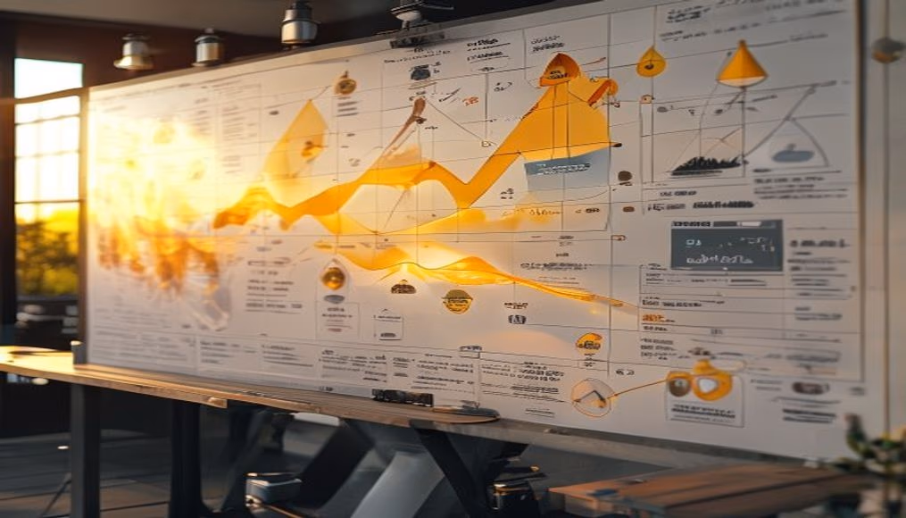 liquidity pool diagram on whiteboard in editorial style