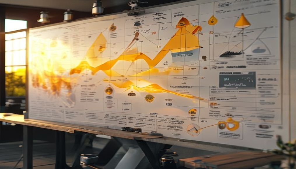 liquidity pool diagram on whiteboard in editorial style