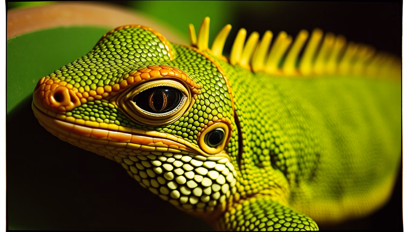 lizard scales pattern in editorial style