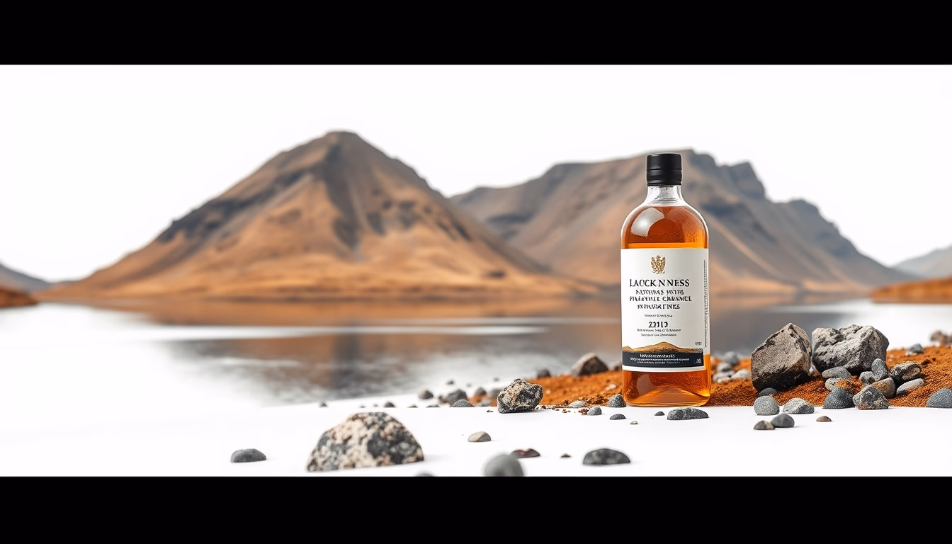 loch ness scotland in editorial style