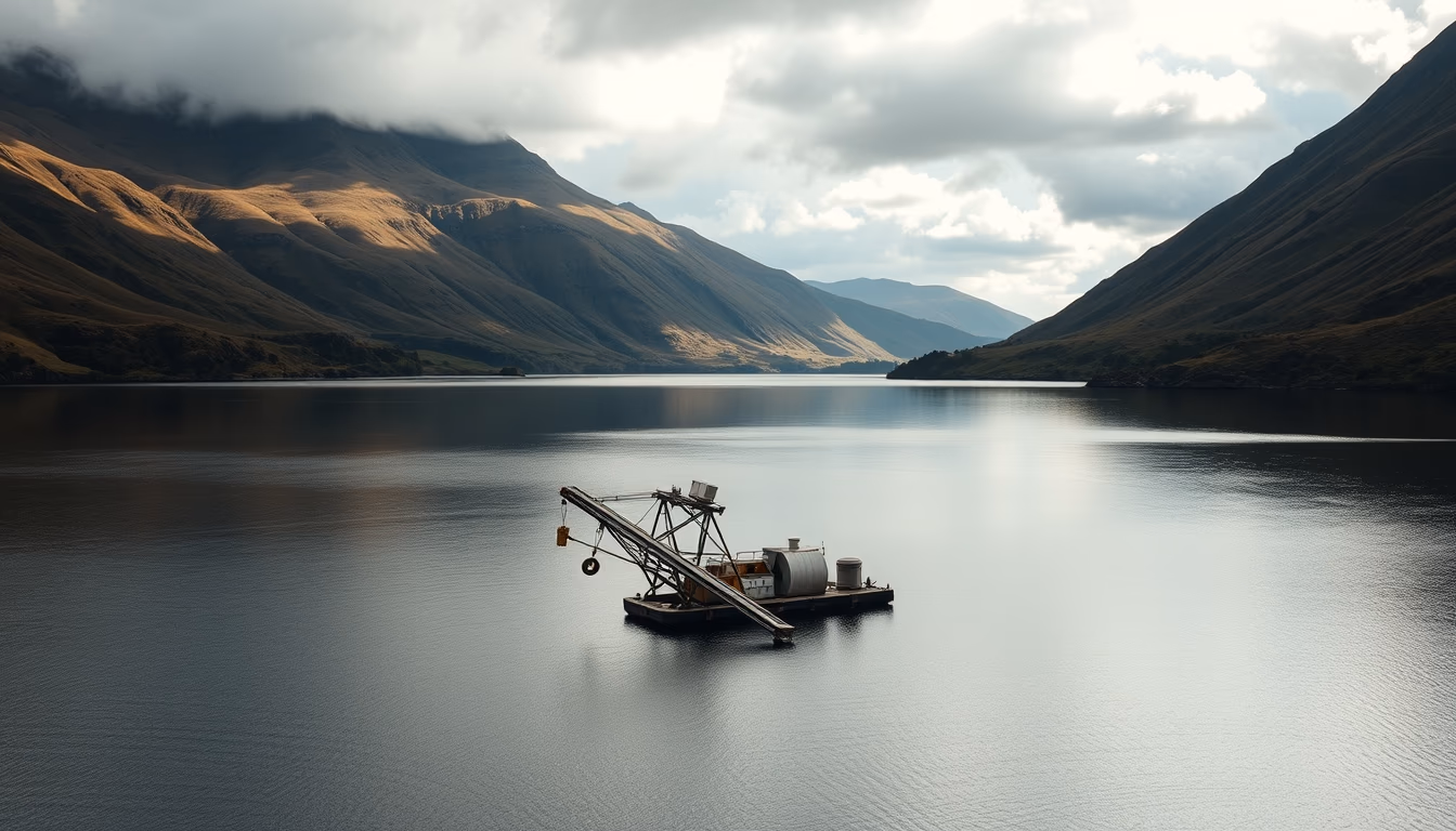 loch ness scotland in editorial style