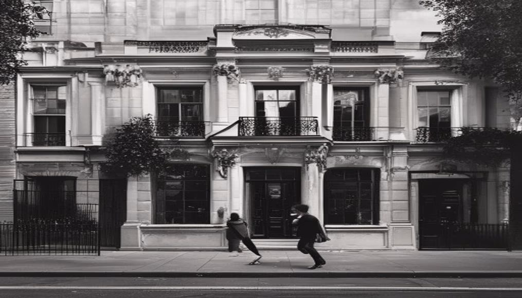 London mayfair townhouse georgian em fotografia editorial de luxo