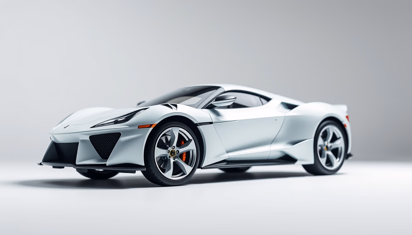 lotus evija in editorial style