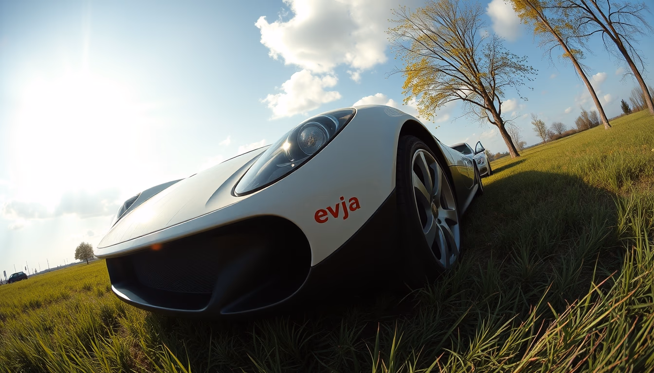 lotus evija in editorial style