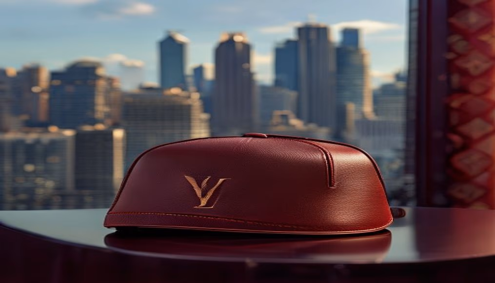 louis vuitton capucines mm taurillon in luxury editorial photography