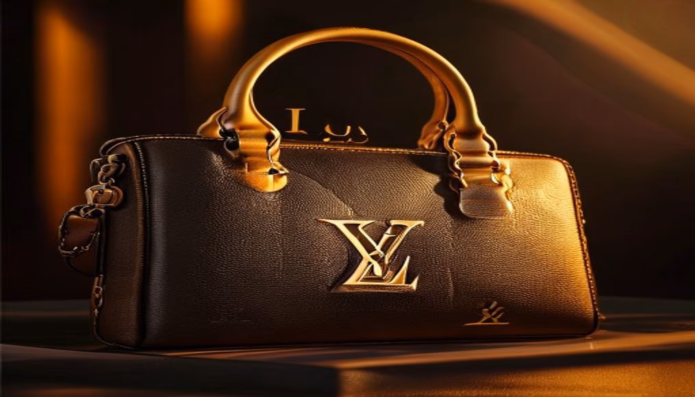 louis vuitton dauphine mm in luxury editorial photography