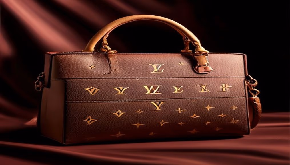 louis vuitton neverfull mm damier in luxury editorial photography