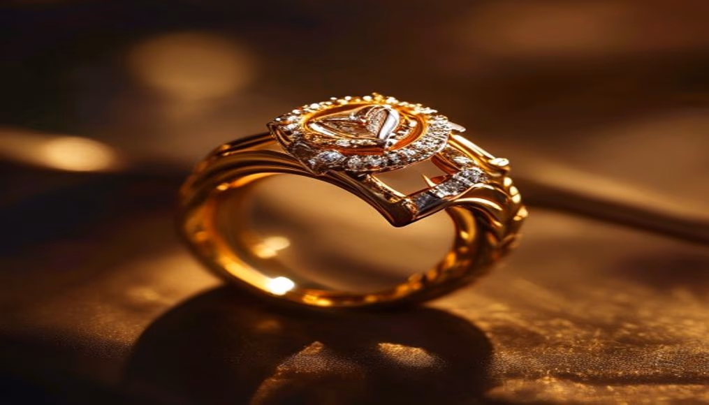 Love ring cartier screw motif em fotografia editorial de luxo