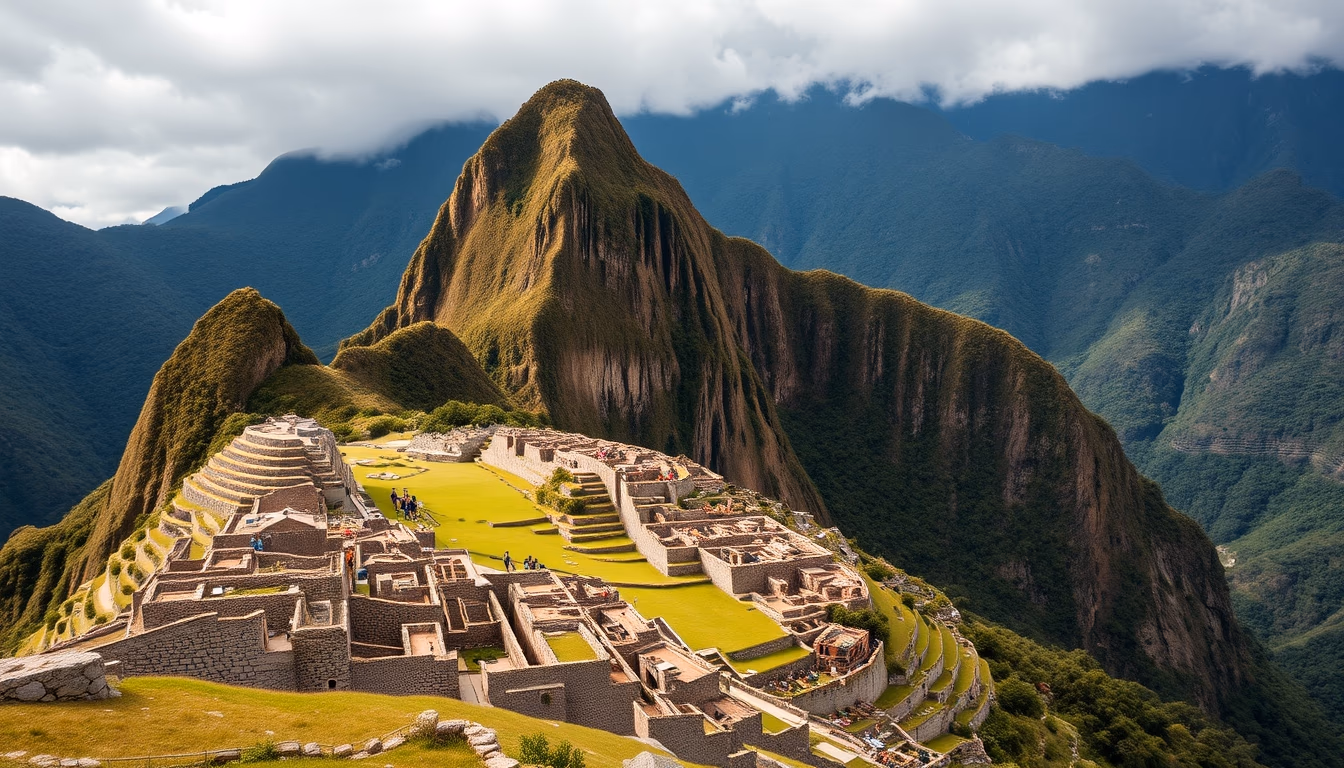 machu picchu inca in editorial style
