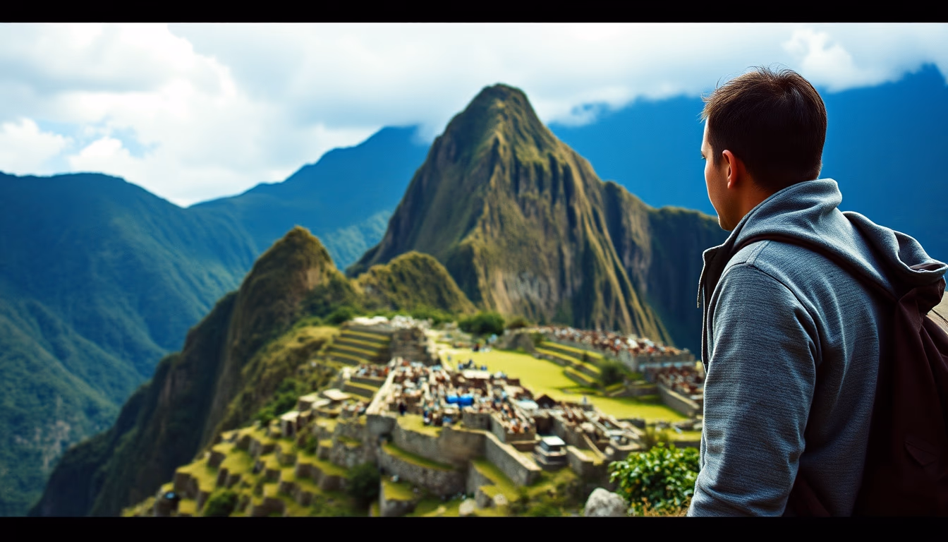 machu picchu inca in editorial style