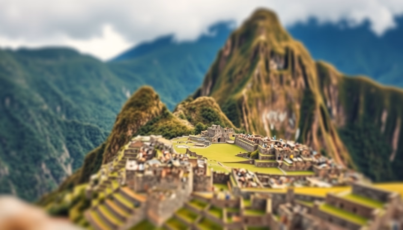 machu picchu inca in editorial style