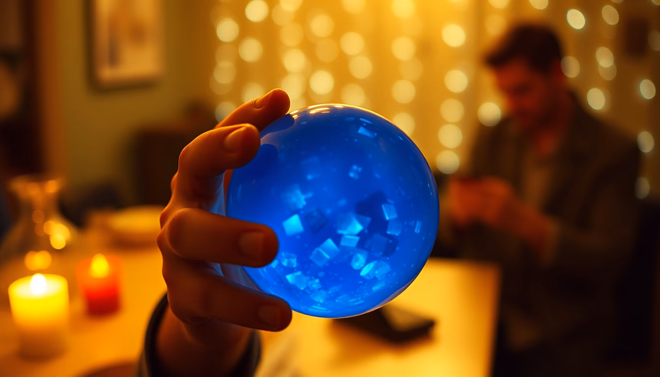 magic eight ball in editorial style